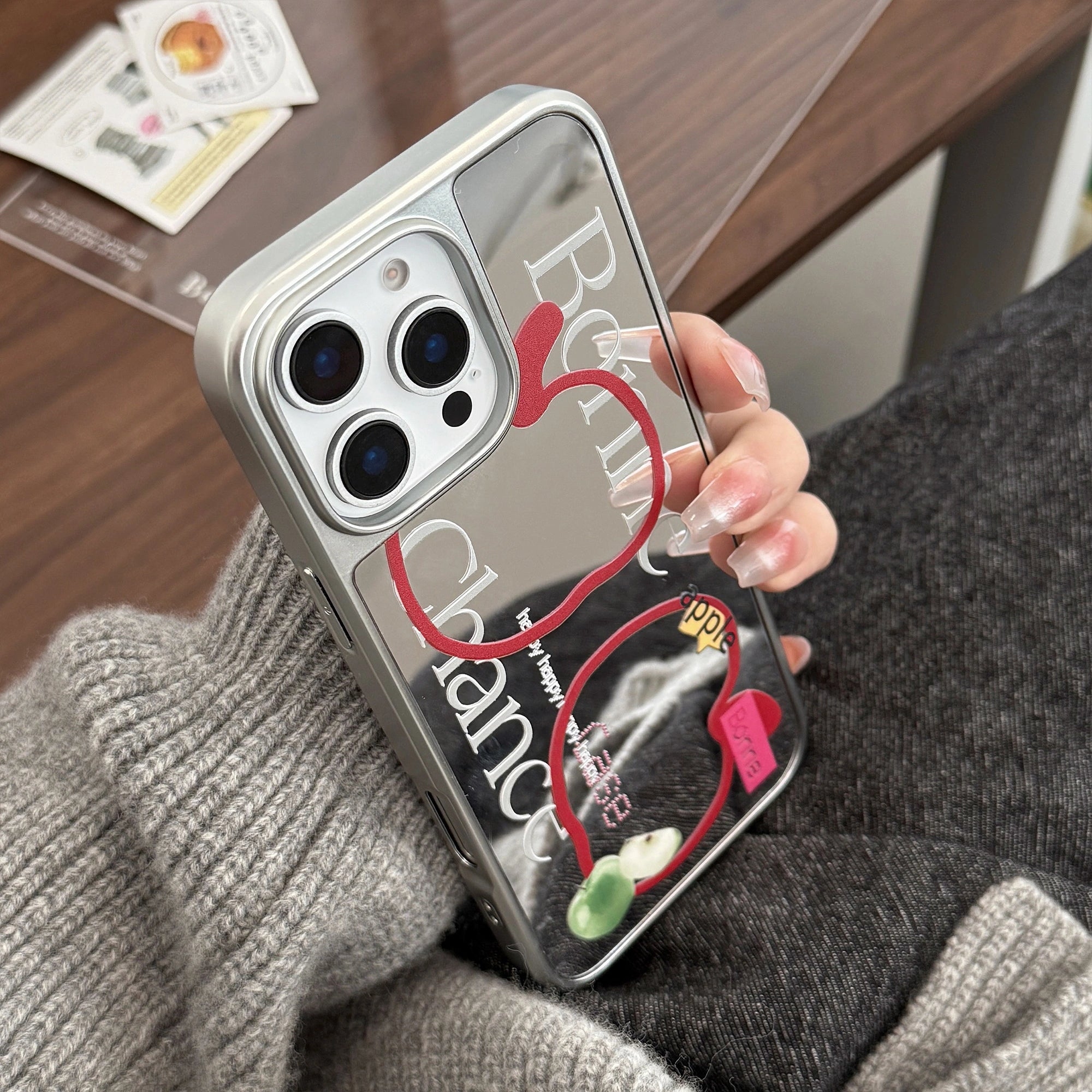 Green & Red Berries - iPhone Case